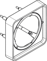 HANSGROHE Verlängerungsrosette ShowerSelect Comfort 22 mm Chrom – für größere Fliesenüberdeckung