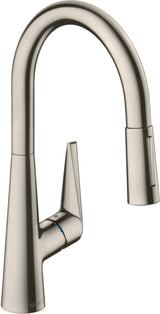 HANSGROHE Talis S 2jet Einhebel-Küchenmischer mit Ausziehbrause, ComfortZone 200, Chrom