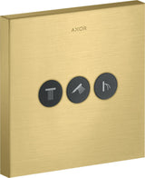 AXOR ShowerSelect Square UP Ventil für 3 Verbraucher – chrom, Select-Button, eckig