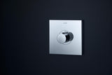 AXOR ShowerSelect Square Highflow UP Thermostatbatterie Chrom – Eckige Unterputz-Armatur mit 59 l/min