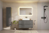 HANSGROHE Xarita E Wandspiegel 1200 mm mattweiß mit LED-Beleuchtung, SmartTouch und AntiFog