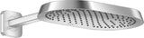 AXOR ShowerSphere 1jet Kopfbrause 370 x 220 mm mit Brausearm – Rain FlexPower, QuickClean+
