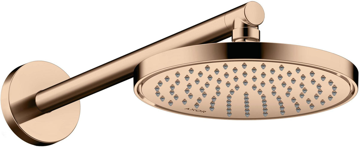 AXOR Kopfbrause 220 1jet EcoSmart Chrom – Rain-Duschkopf mit Antikalk, 220 mm, für Wand- und Deckenmontage
