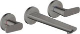 AXOR Citterio C 3-Loch-Waschtischarmatur Unterputz, Ausladung 193 mm, Chrom, zweigriffig