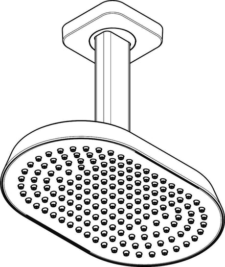 AXOR ShowerSphere 1jet Kopfbrause 250 x 160 mm EcoSmart mit Deckenanschluss