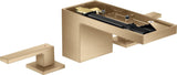 AXOR MYEDITION 3-Loch-Waschtischmischer 70 ohne Platte in polished gold optic – PowderRain