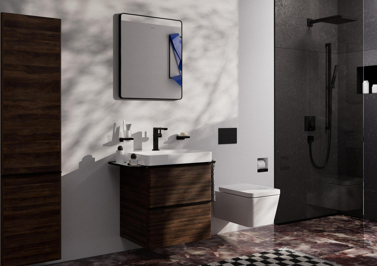 HANSGROHE Xelu Q Waschtischunterschrank 580 mm weiß hochglanz mit SoftClose