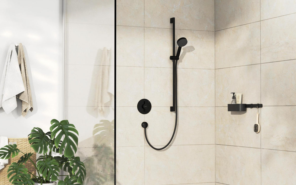 Hansgrohe DuoTurn S Unterputz-Mischer, 1 Verbraucher, Chrom – Einbauteil mit iBox universal 2
