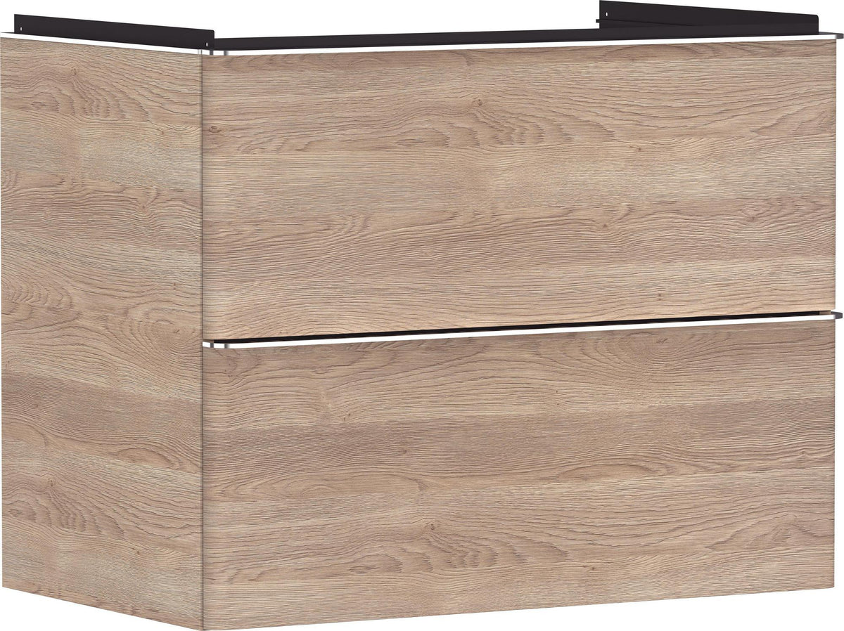 HANSGROHE Xelu Q Waschtischunterschrank 780 mm weiß hochglanz mit 2 Schubkästen