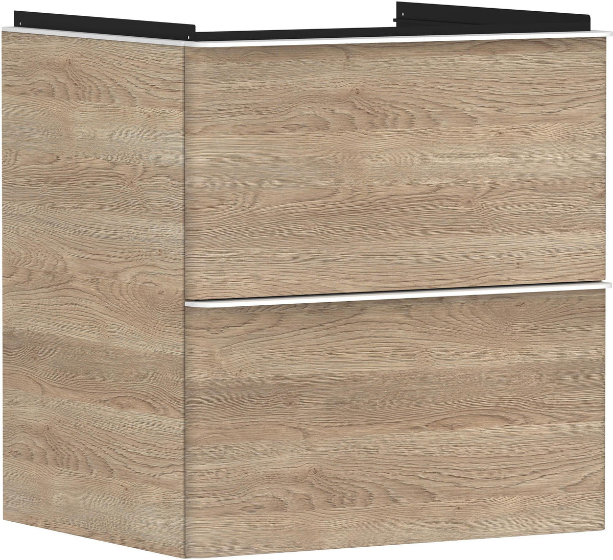 HANSGROHE Xelu Q Waschtischunterschrank 580 mm weiß hochglanz mit SoftClose