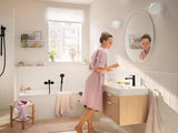 HANSGROHE Rebris S Einhebel-Waschtischmischer 110 mit Zugstangen-Ablaufgarnitur chrom