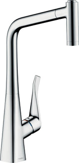 HANSGROHE Metris M71 Einhebel-Küchenmischer 320 mit sBox und Ausziehbrause, Chrom