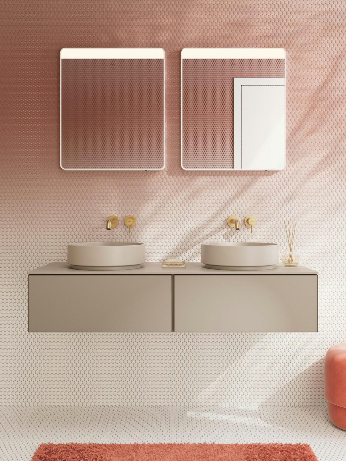 HANSGROHE Xuniva Evo S Aufsatzwaschtisch 400x400mm matt schwarz ohne Hahnloch