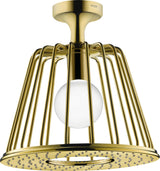 AXOR LampShower Nendo Kopfbrause mit Deckenanschluss und LED-Beleuchtung, Chrom, 275 mm