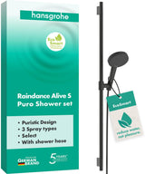 HANSGROHE Raindance Alive Select S 125 Brauseset mit 3 Strahlarten und EcoSmart