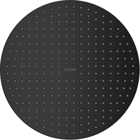 AXOR Kopfbrause 300 mm mattschwarz PowderRain – Deckenmontage Unterputz, 1 Strahlart