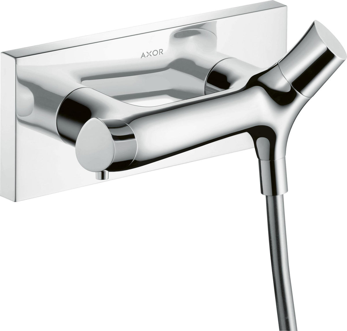 AXOR Starck Organic Brausethermostat DN15 Aufputz Chrom – Thermostatkartusche mit Sicherheitssperre