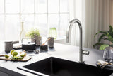 HANSGROHE Aqittura M91 Filtersystem 210 – Ausziehschlauch, 1 Jet, Starter Set, Chrom
