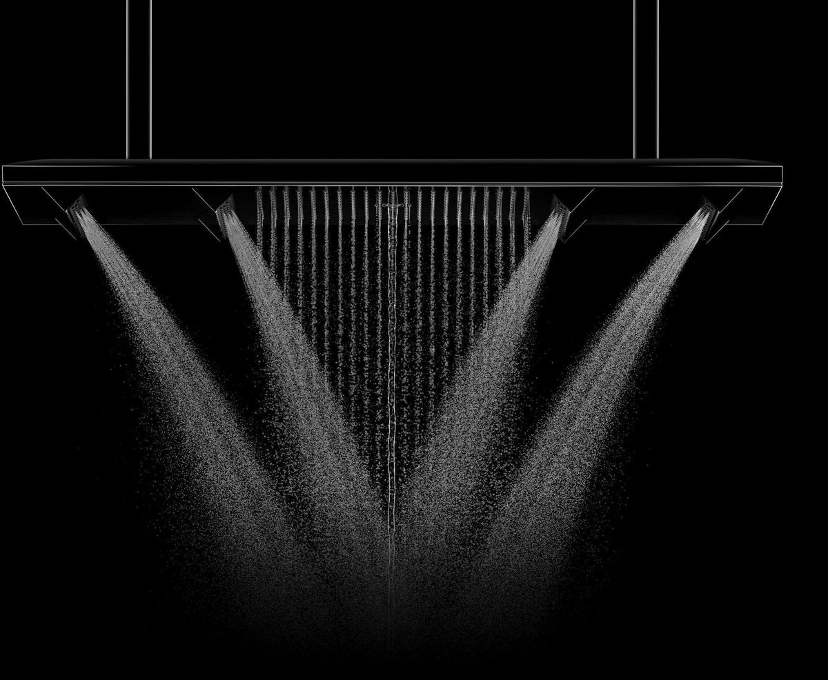 AXOR ShowerSolutions ShowerHeaven 1200x300 Kopfbrause mit 4 Strahlarten und Chrom-Oberfläche