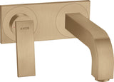 AXOR CITTERIO Fertigmontageset Unterputz-Waschtischmischer 220 mm Hebelgriff Gold