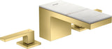 AXOR MYEDITION 3-Loch-Waschtischmischer 70 ohne Platte in polished gold optic – PowderRain