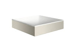 Edelstahl / stainless steel optic / Becken mittig, Designrahmen stainless steel optic