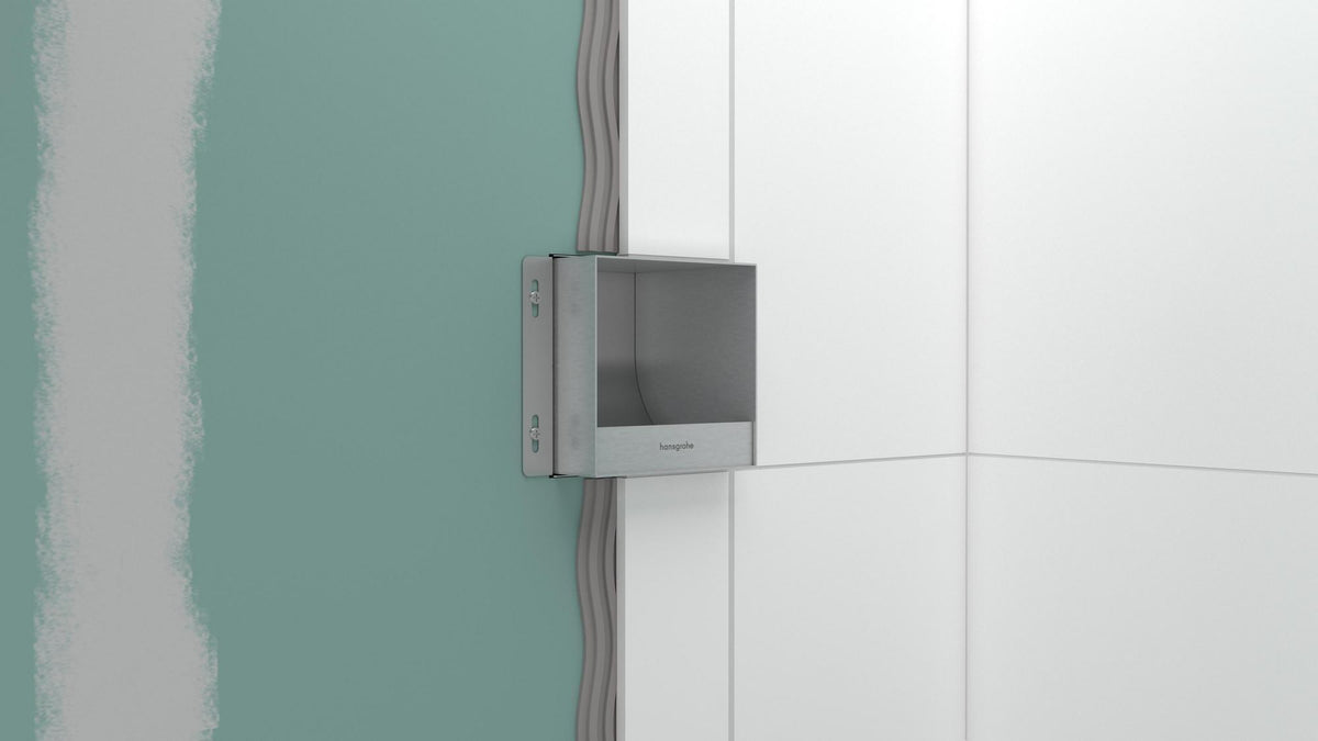 HANSGROHE XtraStoris Original WC-Papierhalter 150x150x140mm mattweiß – rahmenloses Design
