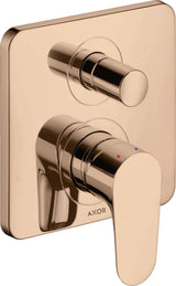 AXOR CITTERIO M UP Einhebel-Wannenmischer – Wandmontage, Chrom, mit Umsteller