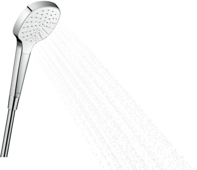 HANSGROHE Croma E 110 Handbrause DN 15 – 1 Strahl, QuickClean, weiß/chrom