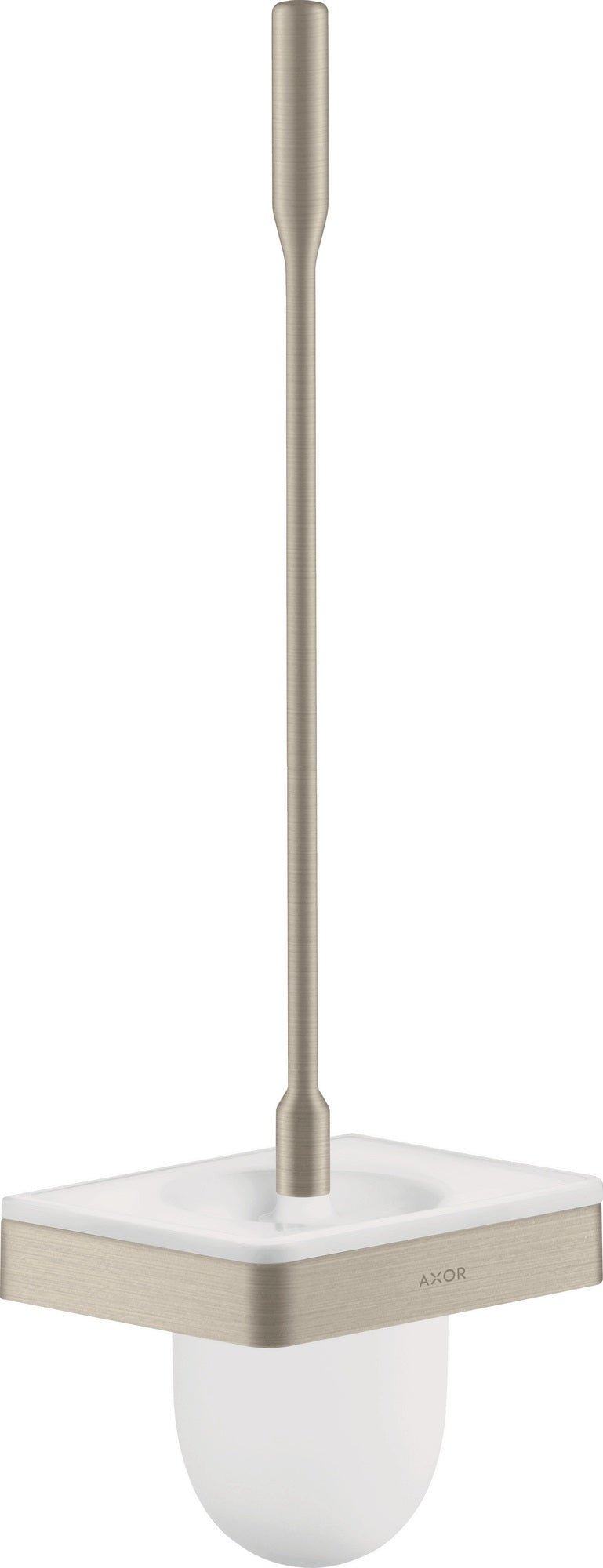 AXOR Universal Softsquare WC-Bürstenhalter Wandmontage verchromt mit Glaseinsatz