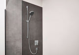 HANSGROHE Finoris Fertigmontageset für Unterputz-Brausemischer – Chrom, quadratisch, thermostatisch