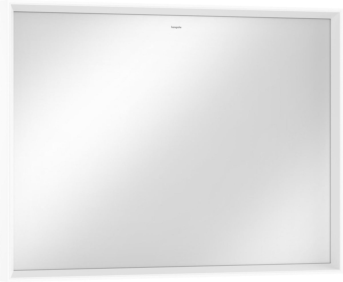 HANSGROHE Xarita E Wandspiegel 800x700 mm mattweiß mit LED-Beleuchtung und IR-Sensor