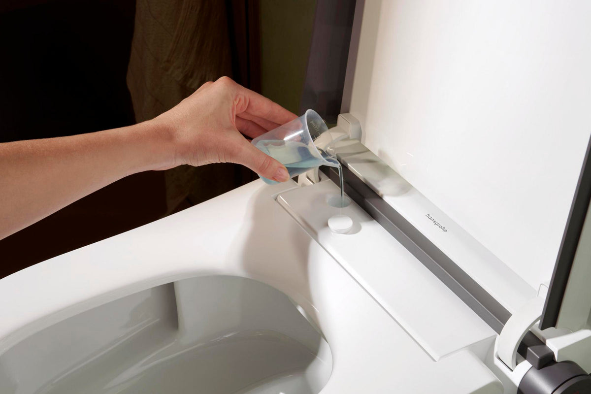 HANSGROHE Dusch-WC LavaPura Element S AquaHelix Flush mit HygieneEffect – Komplettset Wand-WC