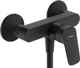 Hansgrohe Logis Brausemischer DN 15 Aufputz Chrom – Einhandhebelmischer mit Temperaturbegrenzung