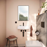 HANSGROHE Xarita Lite Q Wandspiegel 500 mm mit seitlicher LED-Beleuchtung, mattschwarz