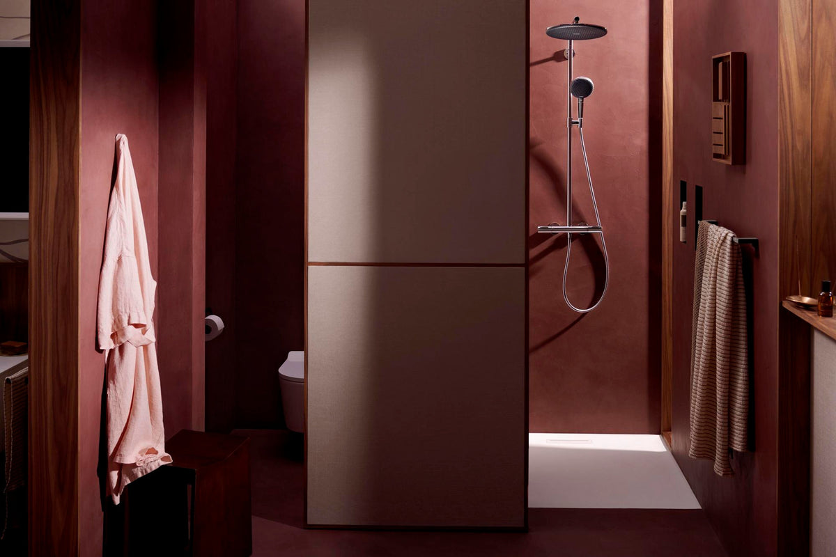 HANSGROHE XtraStoris Minimalistic Wandnische rahmenlos mattschwarz 300x150x100 mm