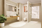 HANSGROHE Tecturis S Einhebel-Waschtischmischer Unterputz für Wandmontage mit 165 mm Ausladung, Chrom
