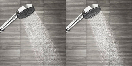 AXOR Pulsify Select S Handbrause 105 mm Chrom – 3 Strahlarten mit PowderRain & Select-Taste