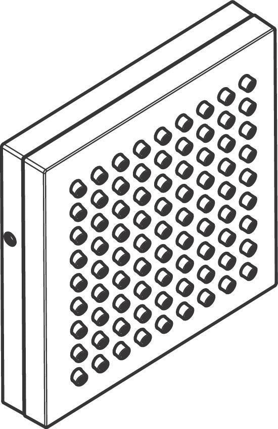 AXOR ShowerComposition Schulterbrause 110/100, 1 Jet, chrom – PowderRain-Strahl