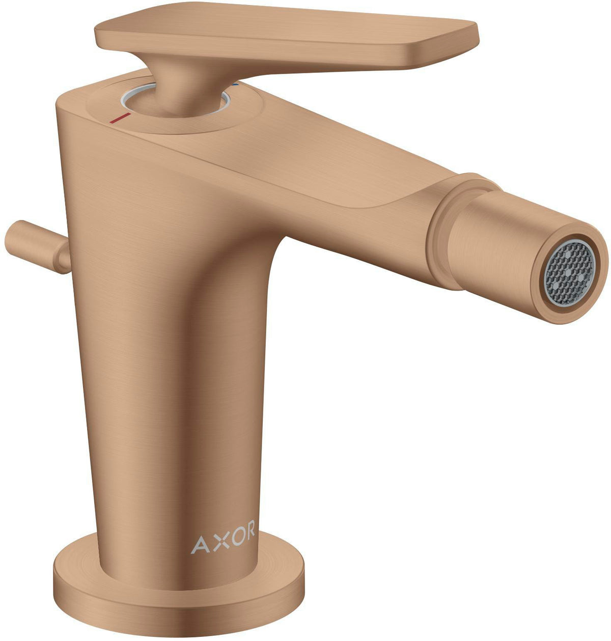 AXOR Citterio C Einhebel-Bidetmischer mit Zugstangen-Ablaufgarnitur, Ausladung 113 mm, chrom