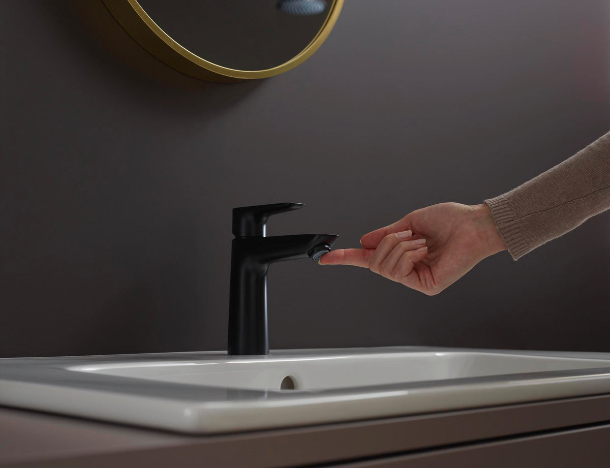 HANSGROHE Talis E Einhebel-Waschtischmischer 110 CoolStart mit Ablaufgarnitur, chrom