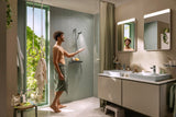 HANSGROHE Activera Select S 95 2jet EcoSmart Handbrause – Chrom, 2 Strahlarten, Select-Taste