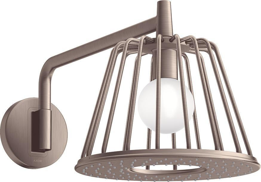 AXOR LampShower Nendo Kopfbrause 275 mm Chrom mit LED-Beleuchtung und Brausearm