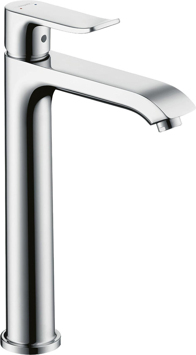 HANSGROHE Metris Einhebel-Waschtischmischer 200 chrom – ComfortZone, 5 l/min, mit Zugstangen-Ablaufgarnitur