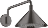 AXOR Kopfbrause 240 2jet von Hansgrohe – 279 mm, Chrom, 2 Strahlarten, Wandmontage