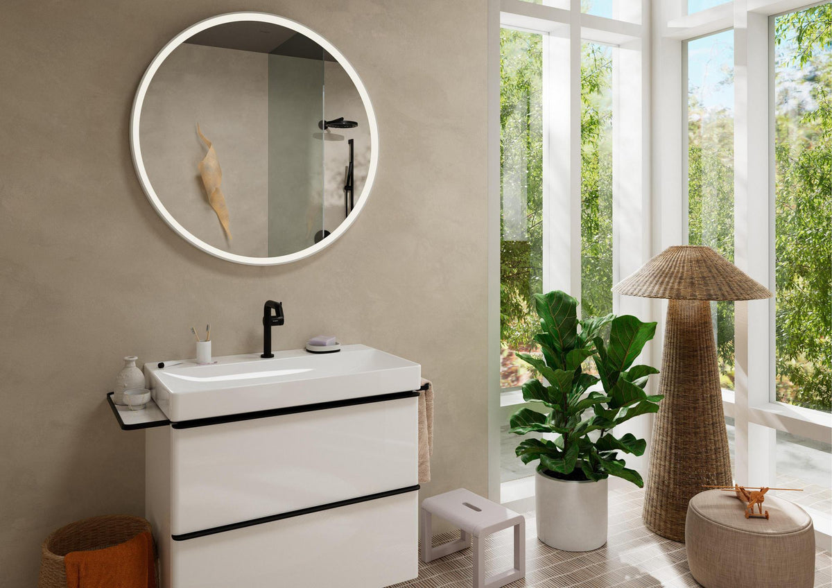 HANSGROHE HG Brausearm PULSIFY 39 cm chrom – Wandmontage mit Rosette