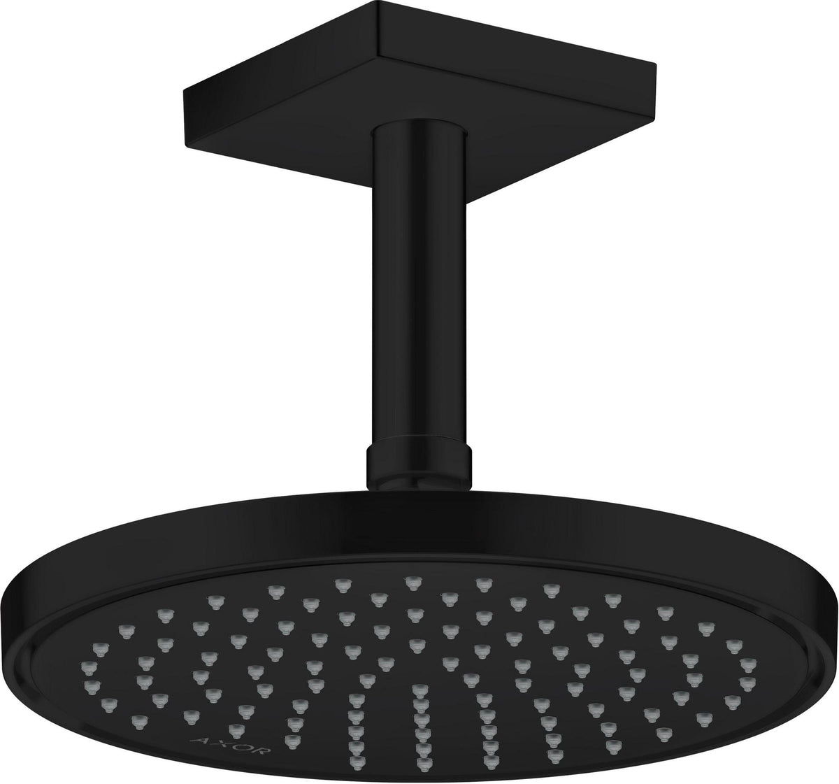 AXOR Kopfbrause 220 1jet EcoSmart Chrom – Rain-Duschkopf mit Antikalk, 220 mm, für Wand- und Deckenmontage