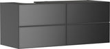 HANSGROHE Xevolos E Waschtischunterschrank 1370 mm mattweiß/eiche dunkel, grifflos