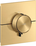 HighFlow UP eckig brushed gold optic