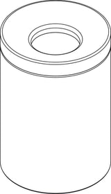 AXOR Universal Circular Abfalleimer 5 Liter Chrom – freistehend mit herausnehmbarem Einsatz